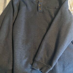 Lee Men's Dark Blue Crewneck Sweater